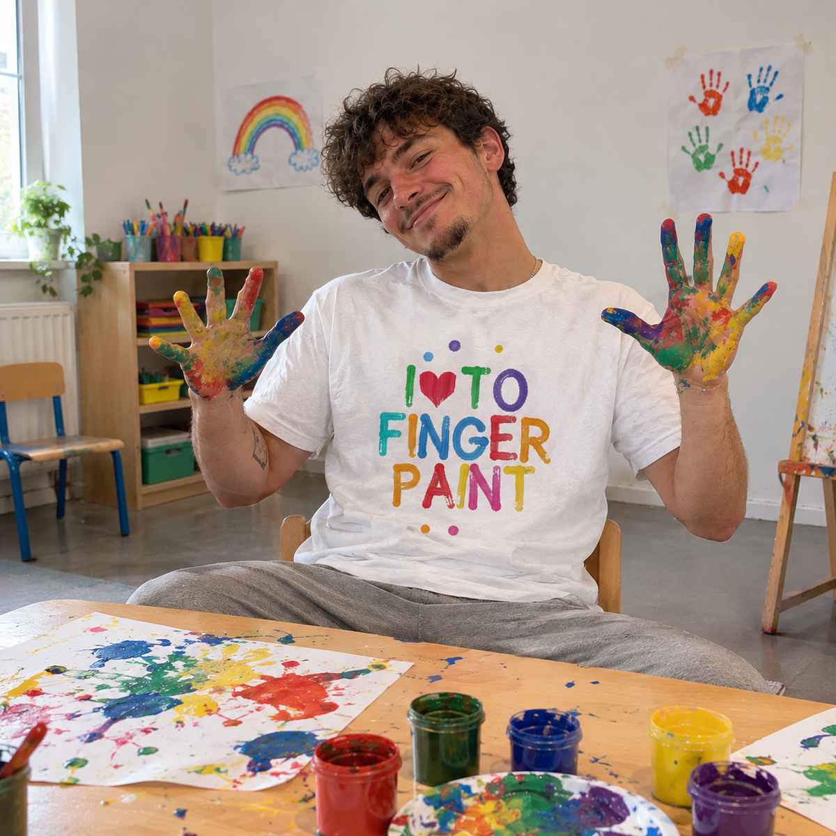 I Love to Finger Paint – Funny Couple Shirt